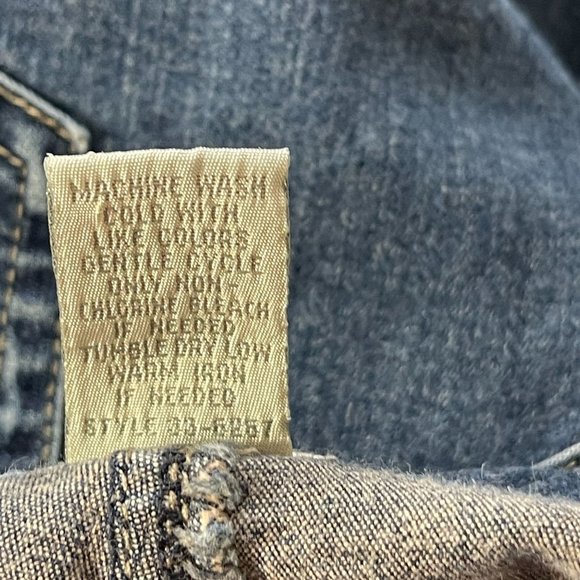 J. Jill Stretch Medium Wash Wide Leg Mid-Rise Denim Jeans Size 4 - Picture 6 of 7